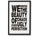 Beauty Ugly - Cadre Décoratif 60 X 40