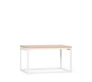 Table Basse Relevable En Bois Blanc 80x49cm