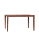 Table Fixe En Bois Brun 140x78cm