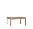 Table Basse Fixe En Bois Naturel 80x40cm