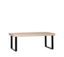 Table Basse Fixe En Bois Naturelle 120x44cm