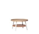 Table Basse Fixe En Bois Naturel 78x45cm