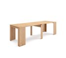 Table Console Extensible, 260, Pour 12 Personnes, Chêne