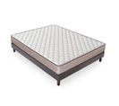 Ensemble 140x190 Matelas Mousse - H18cm + Sommier Kit-  Confortable Et Ferme