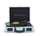 Platine Vinyle VC400 - Tourne-disque - Bluetooth - Lecteur et Convertisseur de Vinyle - Bleu