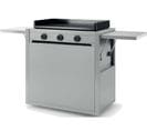 Chariot Fermé Pour Plancha Forge Adour Modern 75 Inox.