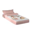 Housse De Couette Avec Rembourrage En Coton Rose 90x190/200 Cm