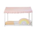 Ciel De Lit Montessori Coton Rose 40x200,5x100cm