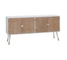 Buffet Blanc Et Bois Shabby 160cm Alvin