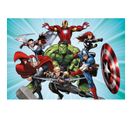 Poster Intissé - Disney Marvel -les Avengers En Action - 155 Cm X 110 Cm