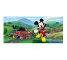 Poster Horizontal Mickey Mouse Devant Son Garage De Disney Intisse 202cm X 90cm