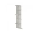 Etagère D'angle 6 Tablettes Blanc - H141 Cm