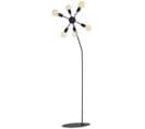 Lampadaire Scorpius Black - Étage - Noir En Métal, 36 X 30 X 170 Cm, 6 X E27, 60w