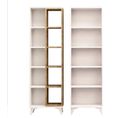 Ensemble De 2 Bibliothèques Mixtura L100xh162cm Chêne Clair Et Blanc