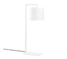 Lampe à Poser Comus H65cm Métal Et Tissu Blanc