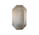 Miroir Décoratif Hexagone Beketa 60x100cm Verre Trempé Bronze