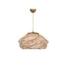 Suspension En Bois Tressé - D. 36 X H. 65 Cm - Naturel - Parial