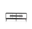 Meuble TV Design 120cm Lycon Bois Gris Foncé Usé