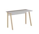 Bureau Adam 120cm Bois Blanc Et Marron