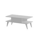 Table Basse Style Scandinave Carle L90xh40cm Blanc