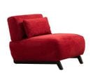 Fauteuil Ghavie Tissu Rouge