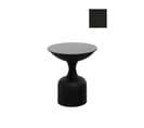 Table D'appoint Ronde Moderne Misira H50cm Métal Noir