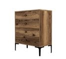 Commode 4 Tiroirs Secondo H90,7cm Bois