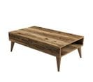 Table Basse Design Oviva L105cm Bois Foncé