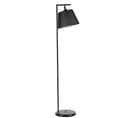 Lampadaire Moderne Simar H154cm Abat Jour Conique Et Support Métal Noir