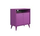 Buffet Bas 2 Portes Mizaris L73cm Violet