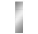 Lot De 4 Miroirs Adhésif Klarra L20xh80cm Argent