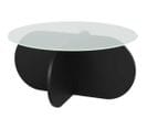 Table Basse En Verre Bubble Noir