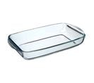 Plat à Four Rectangulaire En Verre 34cm Transparent