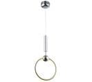 Suspension Dario - Chrome En Métal, 31 X 12 X 110 Cm, 1 X LED, 35w, 5320lm, 3000k