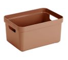 Boite De Rangement Sigma Home Box 13 L Terracotta