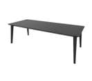 Table Lima 240 cm 6-10 Personnes Avec Allonge Graphite