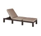 Chaise Longue Avec Coussin Daytona Marron