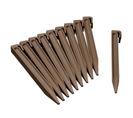 Lot De 10 Ancres Pour Bordure De Jardin Nature H 15 Cm - Taupe