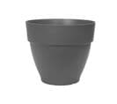 Pot De Fleurs Rond Vibia Campana - Ø 47 X H.40 Cm - Anthracite