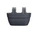 Balconnière En Plastique  Vibia Campana Easy Hanger Medium Anthracite - 36 X 24 X 26,5 Cm