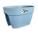 Pot De Fleurs  Vibia Campana Flower Bridge 40  Bleu Vintage  Balcon Extérieur  L 26xw 39xh 22 Cm