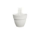 Balconnière En Plastique  Vibia Campana Easy Hanger Small Blanc Soie - Ø 24 Cm