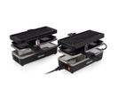 Raclette 4 Personnes 800W 23,8x10,4 cm Noir - Ra-2742