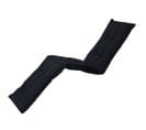 Coussin De Chaise Longue Panama 200x65 Cm Noir