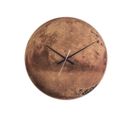 Horloge Murale En Verre Mars - Marron