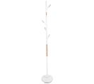 Porte-manteau Design Bois Fushion - Diam. 28 X H. 177 Cm - Blanc