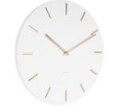 Horloge En Métal Charme 45 Cm Blanc