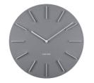 Horloge Discreet D40cm Gris