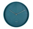 Horloge Echelon Circular D40cm Bleu