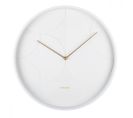 Horloge Echelon Circular D40cm Blanc